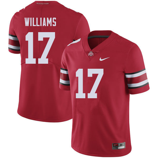 Ohio State Buckeyes #17 Alex Williams College Football Jerseys Sale-Red